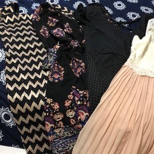 4 dresses